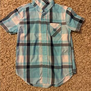 Champs Plaid Kids Shirt sz 6